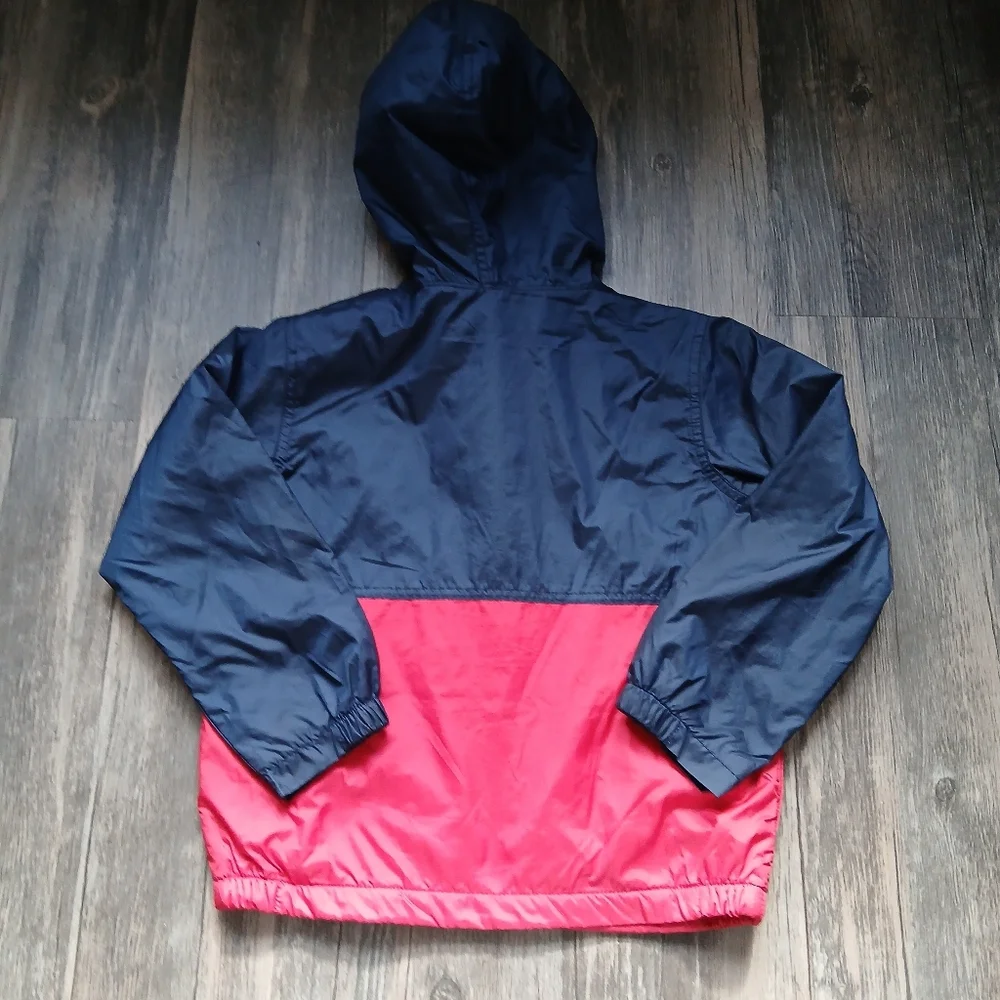 Columbia Blue and Red Hooded‎ Jacket